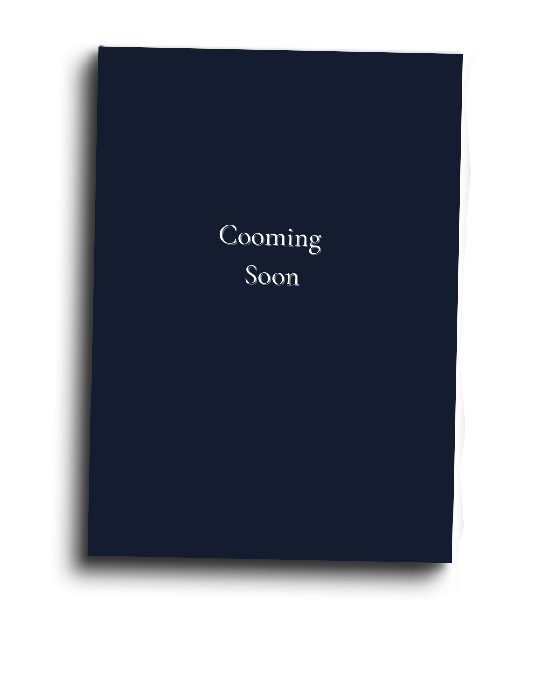 Coming soon book mockup